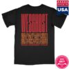 Wesghost Merch Store Summer 2025 Tour Tee