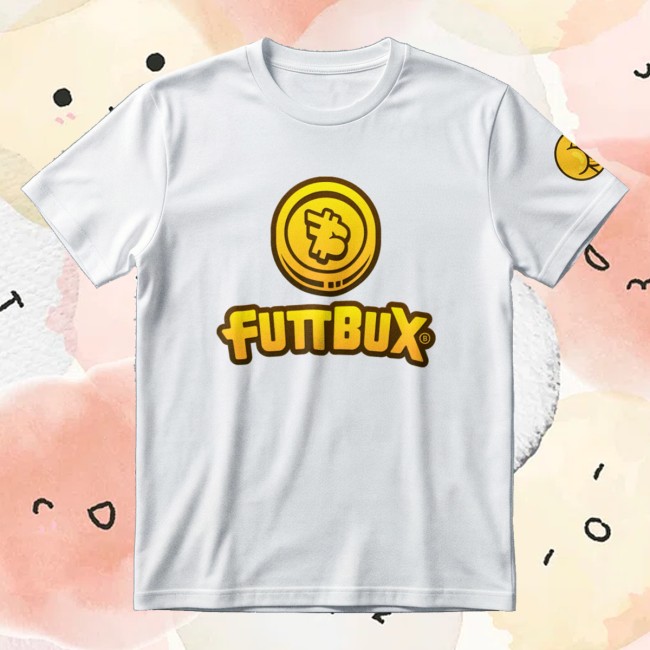 Windscribe Store Merch Futtbux Logo Tee White 3 Windscribe Store Merch Futtbux Logo Tee White