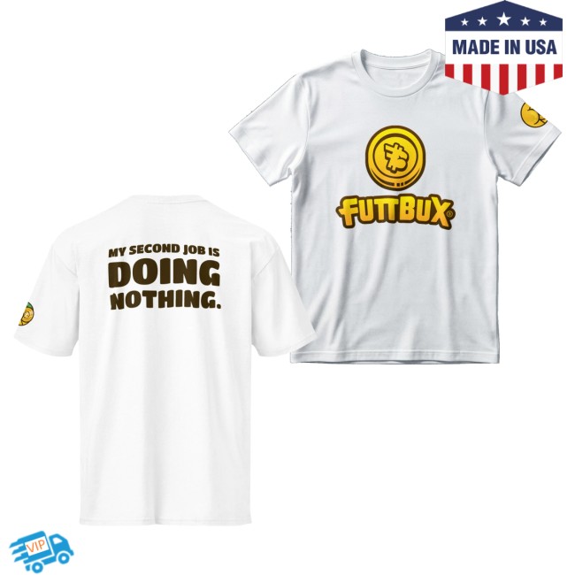 Windscribe Store Merch Futtbux Logo Tee White 4 Windscribe Store Merch Futtbux Logo Tee White