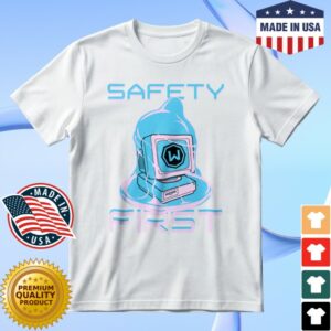 Windscribe Store Merch Safety First Tee White