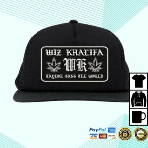 Wiz Khalifa Store Merch Chrome Leaf Patch Hat