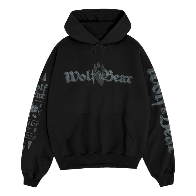 Wolf And Bear Store Merch Stone Hoodie