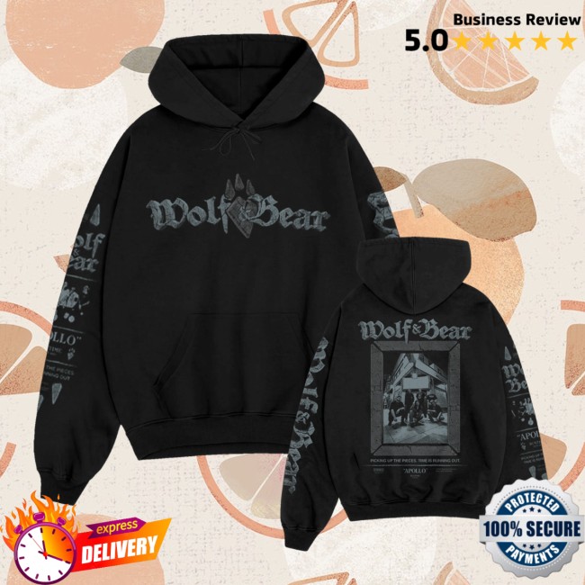 Wolf And Bear Store Merch Stone Hoodie