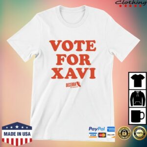 Xavier Becerra Merch Store Vote For Xavi Unisex White Tee