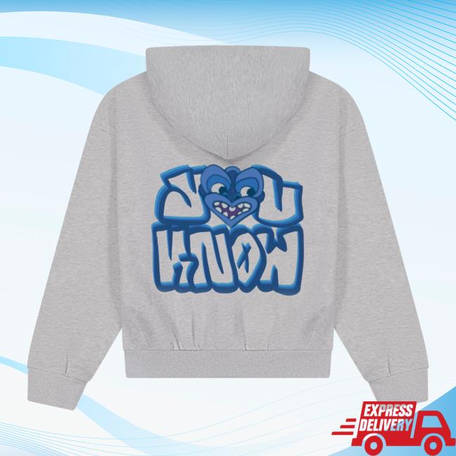 Youknow Store Merch Built By You Tiki Hoodie Grey