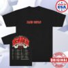 Zach Bryan Merch Shop With Heaven On Top Black Tour Tee Shirt