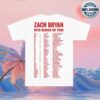 Zach Bryan Store Merch White Tour Shirt