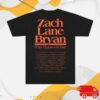 Zach Bryan Store Merch With Heaven On Top Tour Exposure Shirt