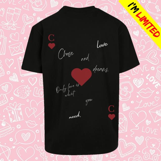 Choose Clothing Merch Shop Store Men Heart Tee