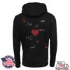 Choose Clothing Merch Shop Store Men Heart Hoodie Black