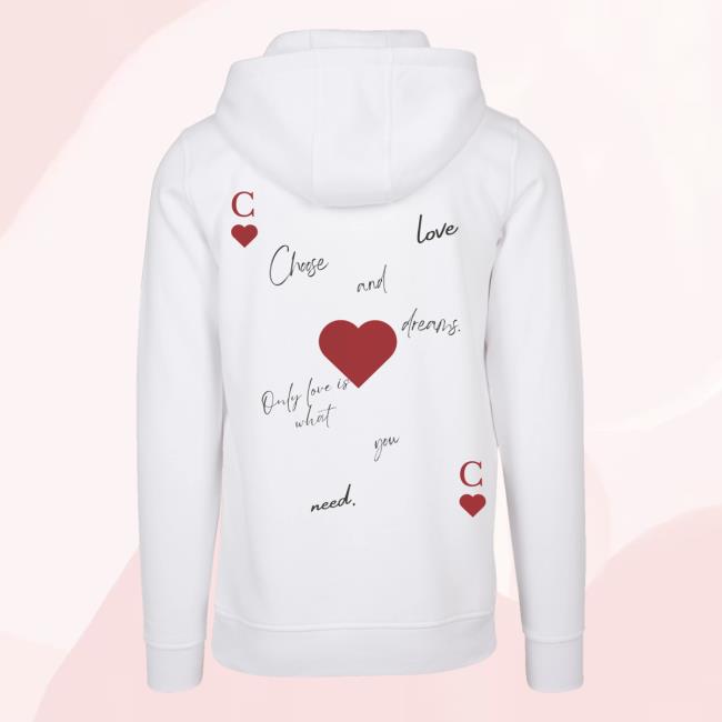 Choose Clothing Merch Shop Store Men Heart Hoodies