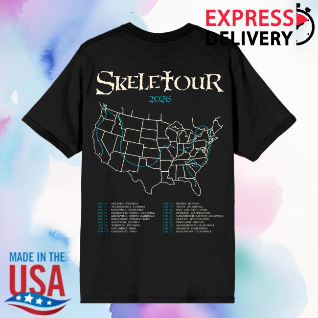 Ghost Merch Shop Store Western Emeritus Tour Itin Tee