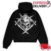 Hollowsquad La Merch Shop Store Spiked Skull Hoodie
