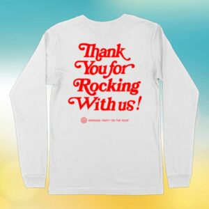 Lake Street Dive Merch Shop Store Thank You For Rocking With Us Long Sleeve Shirt