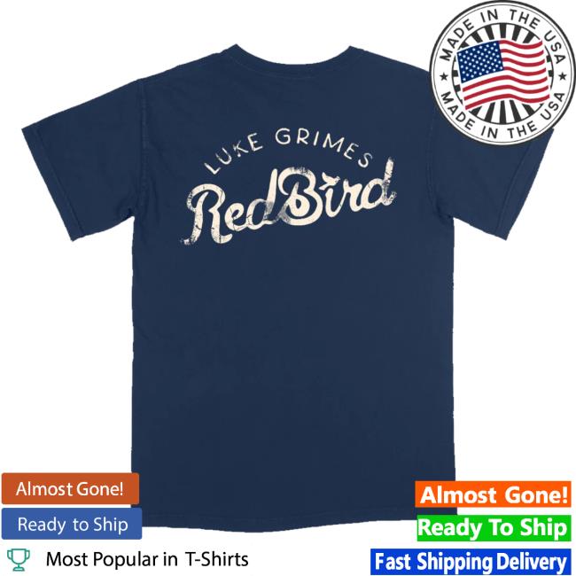 Luke Grimes Music Merch Shop Red Bird Tee Shirt