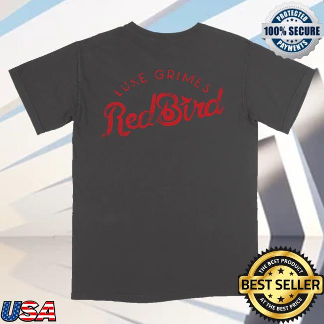 Luke Grimes Music Merch Shop Red Bird Tee Shirt