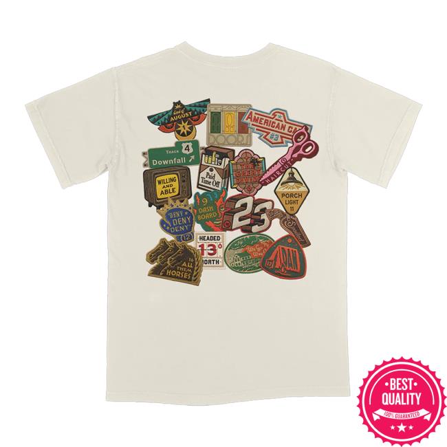 Noah Kahan Merch Shop Store Tracklist Tee Shirt