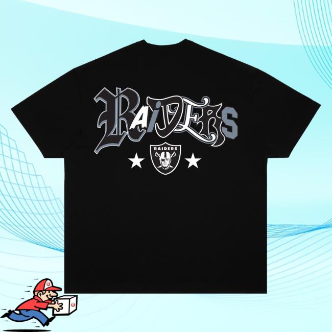 Stirling Sports Merch Shop Store Las Vegas Raiders Multiletter Shirt 2 Stirling Sports Merch Shop Store Las Vegas Raiders Multiletter T-Shirt