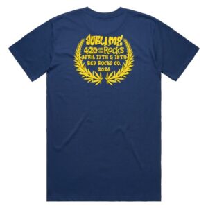 Sublime Merch Shop Store Red Rocks 2026 Navy Tee