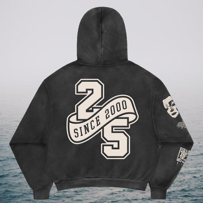 The Used Merch Shop Store 25 Year Varsity Hoodies