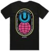 Ultra Australia Store Merch Shop Ultra Merch 2026 Pinkblue Logo Electronic Music Fest Black Tee