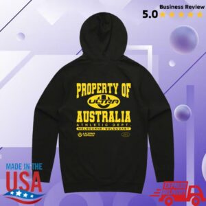Ultra Australia Store Merch Shop Ultra Merch 2026 - Property Of Australia Black Hoodie