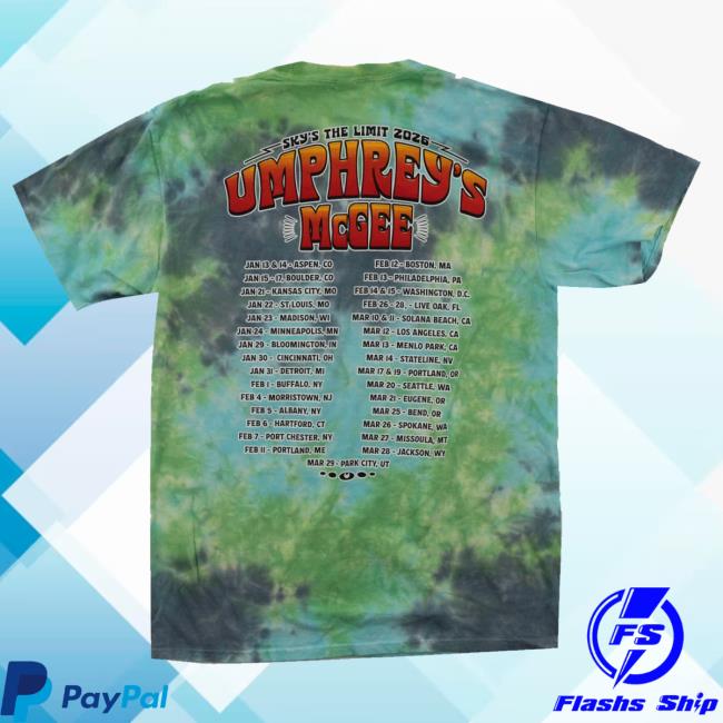 Umphreys Merch Shop Whitehouse Road Tie Dye