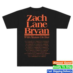 Zach Bryan Merch Shop With Heaven On Top Tour Exposure Tee