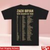 Zach Bryan Merch Shop With Photo Tour Tee