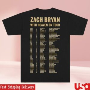 Zach Bryan Merch Shop With Photo Tour Tee
