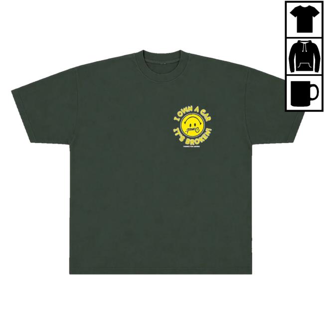 Donut Media Merch Shop Store Broken Car Tee