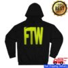 Freak The World Merch Shop Neon Logo Hoodie (Black)