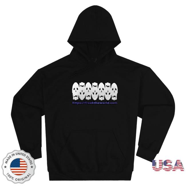 Freak The World Merch Shop Rolling Skulls Hoodie 5 Freak The World Merch Shop Rolling Skulls Hoodie (Black)