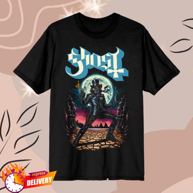 Ghost Merch Shop Store Western Emeritus Tour Itin Tee