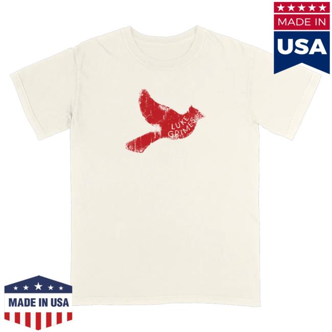 Luke Grimes Merch Shop Red Bird Tee Shirt
