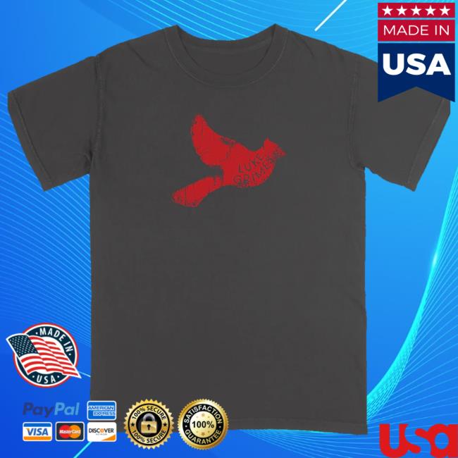 Luke Grimes Music Merch Shop Red Bird Tee Shirt