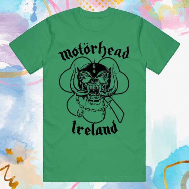Motorhead Merch Shop Store Warpig Shamrock Tee Shirt 5 Motorhead Merch Shop Store Warpig Shamrock Tee