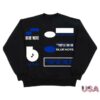Online Ceramics Merch Shop Blue Note Logos Black Crewneck