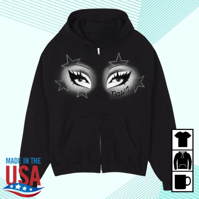 Up Until Dawn Store Merch Shop Dawn Eyes Zip Hoodies