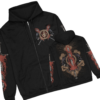 Powerwolf Store Merch Sermon Of Swords Zip Hoodie