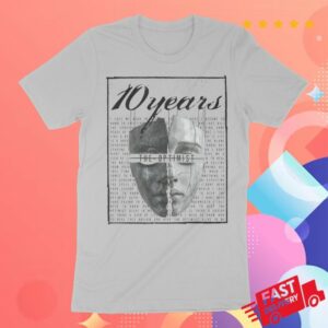 10 Years Merch Store 10 Years Optimist Lyric Shirt