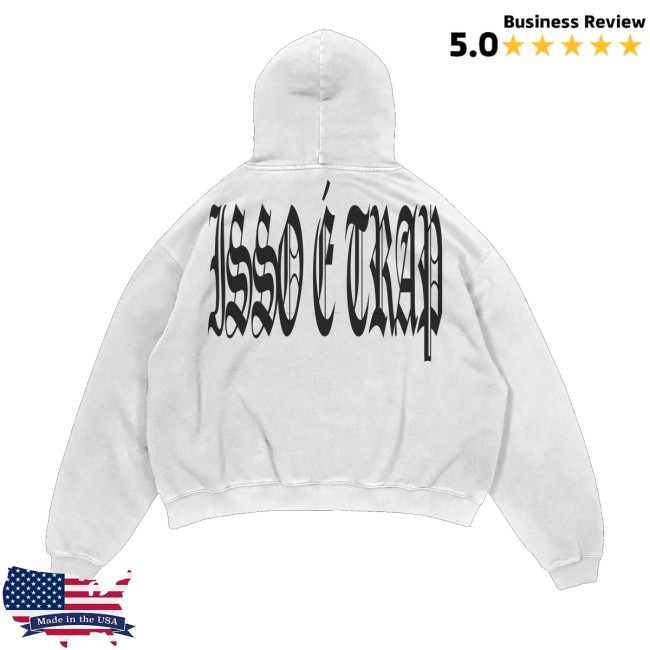 30Praum Store Merch Blusa De Moletom Com Ziper Off White Isso E Trap Hoodie