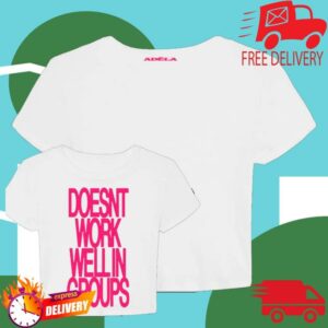 Adela Merch Shop Store Doesn't Work Well In Groups Baby Tee