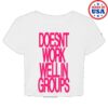 Adela Merch Store Doesn't Work Well In Groups Baby Tee