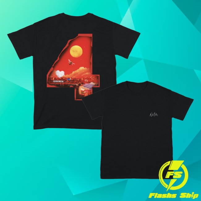 Aitch Store Merch 4 Album Shirt Black 5 Aitch Store Merch 4 Album Shirt Black