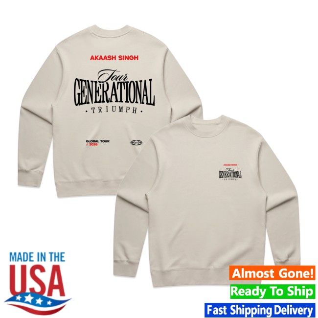 Akaash Singh Merch Store Generational Triumph Crewneck 5 Akaash Singh Merch Store Generational Triumph Crewneck