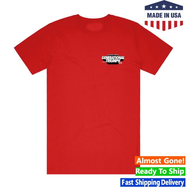 Akaash Singh Merch Store Generational Triumph Tour Shirt 3 Akaash Singh Merch Store Generational Triumph Tour Shirt