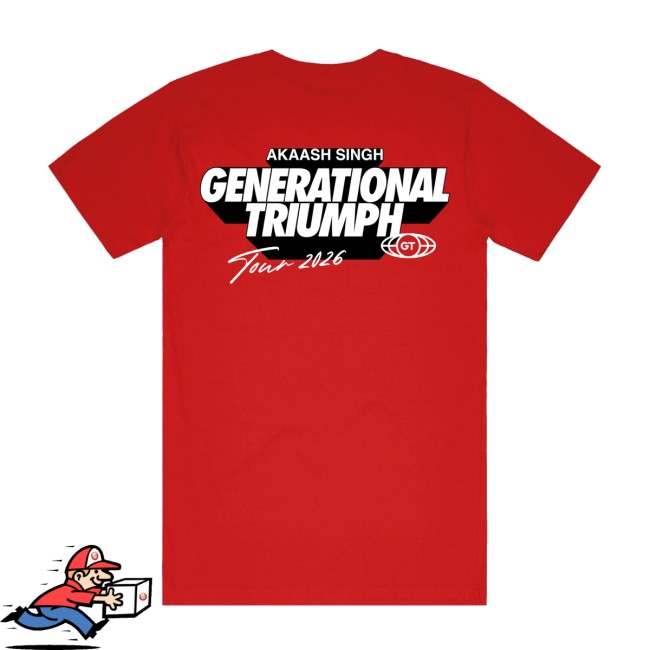 Akaash Singh Merch Store Generational Triumph Tour Shirt 4 Akaash Singh Merch Store Generational Triumph Tour Shirt