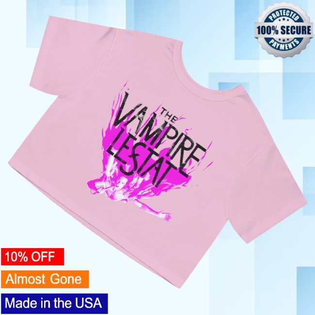 Amc Shop Merch The Vampire Lestat Crowd Fire Champion Cropped T-Shirt
