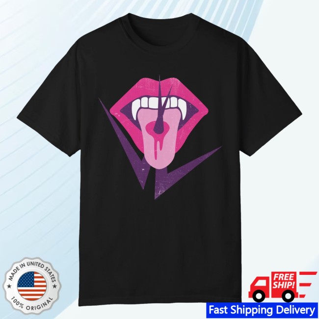 Amc Shop Merch The Vampire Lestat Tongue And Fangs Logo T Shirt